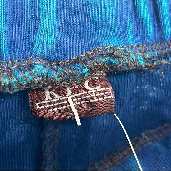 KPC 100% Cotton Embroidered 90's Y2K PatchworkPants, Boho Hippie Free Spirit, XL - Picture 7 of 7